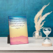 Citaten en inspirerend collectie fotoplaat (Zijkant)