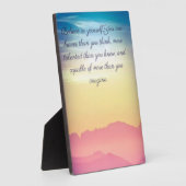 Citaten en inspirerend collectie fotoplaat (Zijkant)