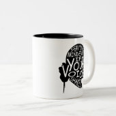 Citaten feministische Gift, beruchte RBG Tweekleurige Koffiemok (Voorkant rechts)