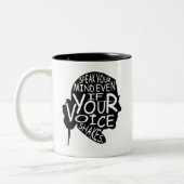 Citaten feministische Gift, beruchte RBG Tweekleurige Koffiemok (Links)