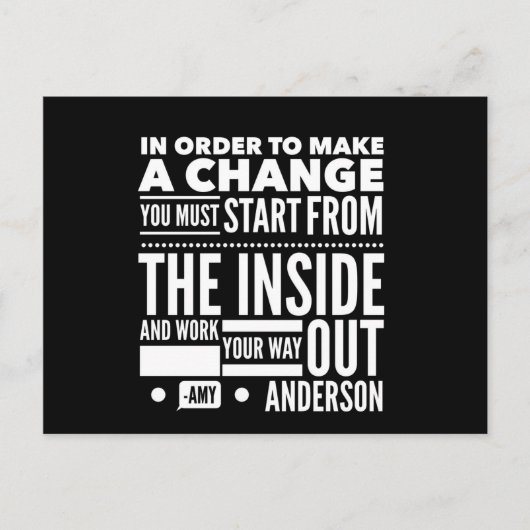 Citaten met betekenis briefkaart (Voorkant)