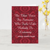 Citaten met de betekenis "Wees die stem" Kaart (Gele Bloem)