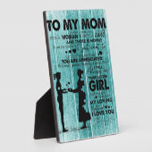 Citaten naar mijn moeder | Gift for Moeder Fotoplaat (Zijkant)