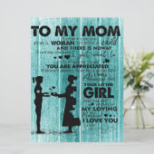 Citaten naar mijn moeder | Gift for Moeder Menu (Staand voorkant)