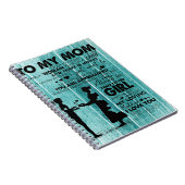 Citaten naar mijn moeder | Gift for Moeder Notitieboek (Rechterzijde)