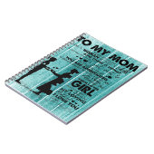 Citaten naar mijn moeder | Gift for Moeder Notitieboek (Linkerzijde)