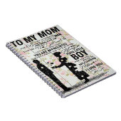 Citaten naar mijn moeder, mam Cadeau Notitieboek (Rechterzijde)