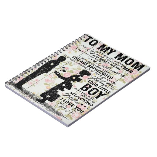 Citaten naar mijn moeder, mam Cadeau Notitieboek (Linkerzijde)