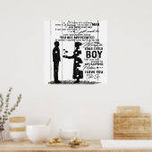 Citaten naar m'n moeder, naar m'n moeder brief. poster (Keuken)