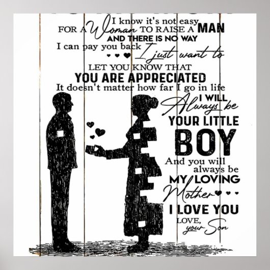 Citaten naar m'n moeder, naar m'n moeder brief. poster (Voorkant)