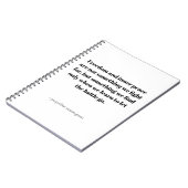 Citaten over innerlijke vrede notitieboek (Linkerzijde)