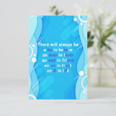 citaten over liefde , leven en vriendschap bedankkaart (Staand voorkant)