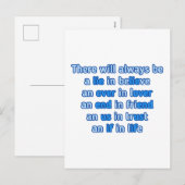 citaten over liefde , leven en vriendschap feestdagenkaart (Voorkant / Achterkant)