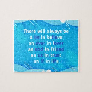 citaten over liefde , leven en vriendschap legpuzzel