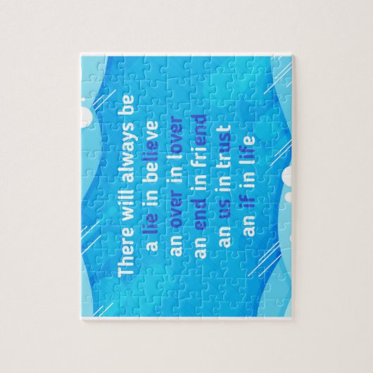 citaten over liefde , leven en vriendschap legpuzzel (Verticaal)