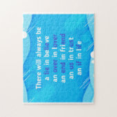 citaten over liefde , leven en vriendschap legpuzzel (Verticaal)
