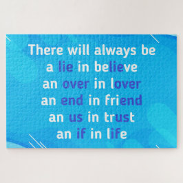 citaten over liefde , leven en vriendschap legpuzzel