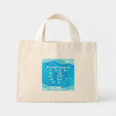 citaten over liefde , leven en vriendschap mini tote bag (Voorkant)