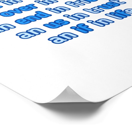 Citaten over liefde, leven en vriendschap. poster (Hoek)