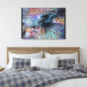 Citaten over onze kinderen canvas afdruk (Insitu (Slaapkamer))