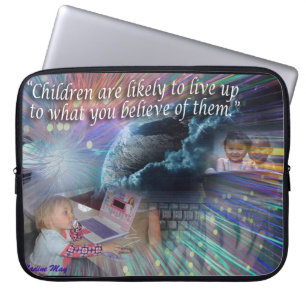 Citaten over onze kinderen laptop sleeve