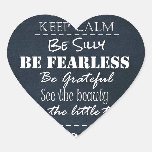 Citaten positieve houdbaarheidsstoornissen hart sticker (Voorkant)