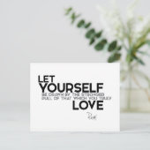 Citaten: Rumi: Je houdt echt van Briefkaart (Staand voorkant)