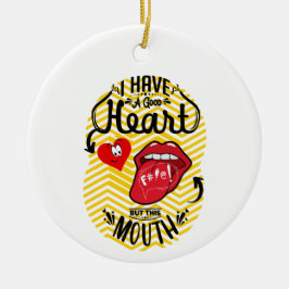 CITATEN SARCASME KERAMISCH ORNAMENT