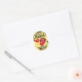 CITATEN SARCASME RONDE STICKER (Envelop)