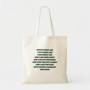 Citaten Tote Bag