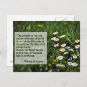 Citaten uit St. Therese Briefkaart (Voorkant / Achterkant)