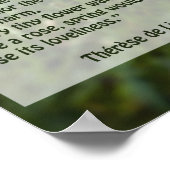 Citaten uit St. Therese Poster (Hoek)