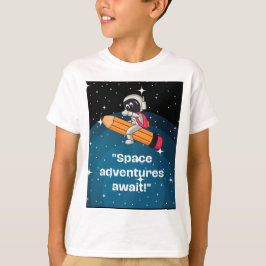 citaten van astronauten t-shirt