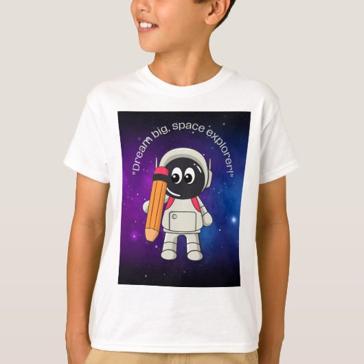 citaten van astronauten t-shirt (Voorkant)