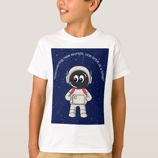 citaten van astronauten t-shirt (Voorkant)