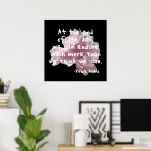 Citaten van beroemde mensen - Frida Kahlo Poster (Thuiskantoor)