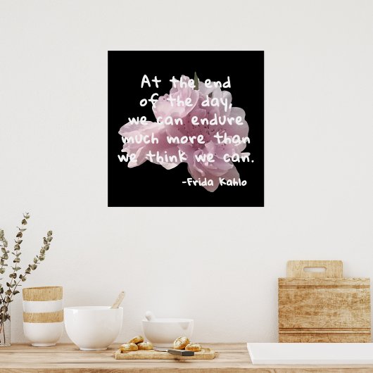 Citaten van beroemde mensen - Frida Kahlo Poster (Keuken)