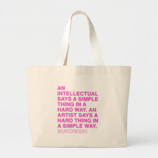 Citaten van Charles Bukowski Grote Tote Bag