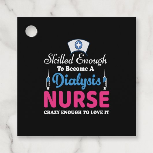 Citaten van dialyseverpleegkundige bedankjes labels (Voorkant)