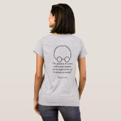 Citaten van een Wise Leader, "De grootheid.." T-shirt (Achterkant volledig)