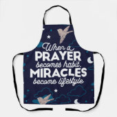 Citaten van gebedden en wonderen schort (Voorkant)