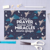 Citaten van gebedden en wonderen tissuepapier (Craft)
