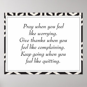 Citaten voor Black Inspirerend Life Enmoegement Poster