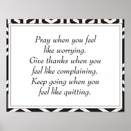 Citaten voor Black Inspirerend Life Enmoegement Poster (Voorkant)