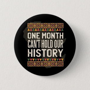 Citaten voor de Maand van de Zwarte Geschiedenis - Ronde Button 5,7 Cm