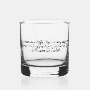 Citaten voor het leven Collectie - Winston Churchi Whisky Glas