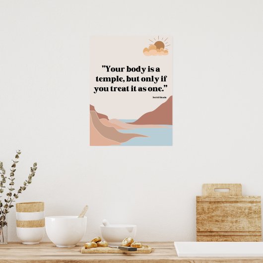 Citaten voor Poster van medische centra en ziekenh (Keuken)