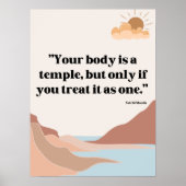 Citaten voor Poster van medische centra en ziekenh (Voorkant)