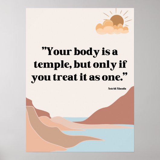 Citaten voor Poster van medische centra en ziekenh (Voorkant)