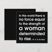 Citaten voor vrouwen ~ Motivatie Kaart (Voorkant / Achterkant)